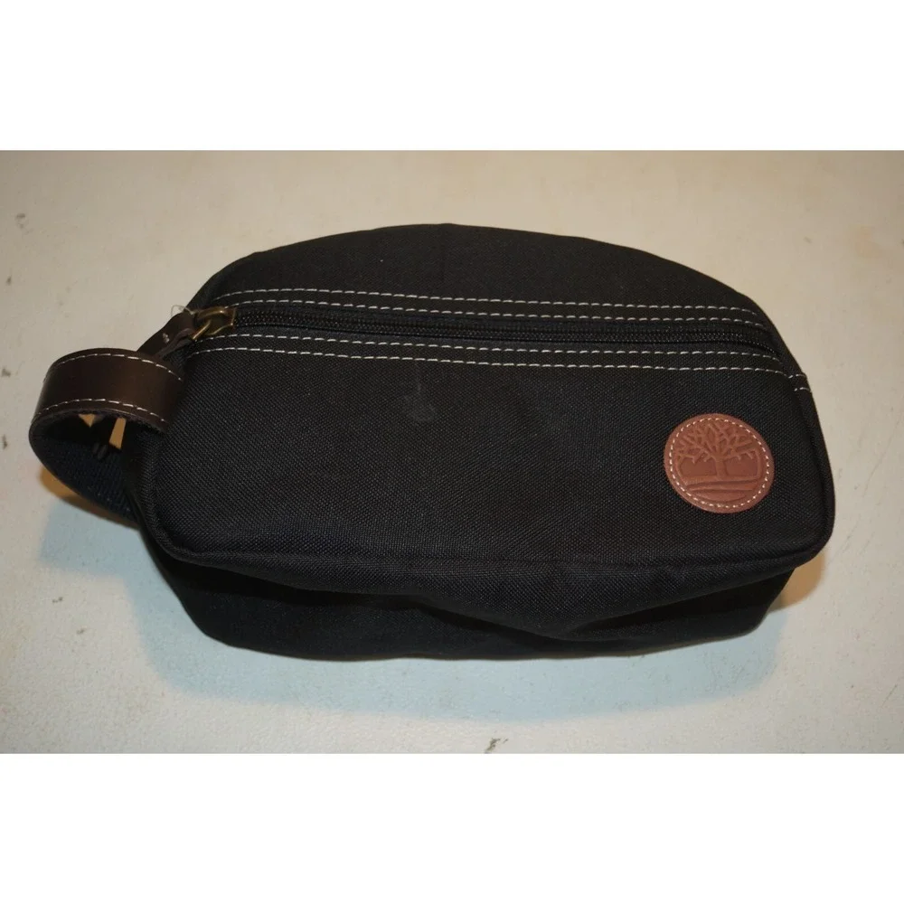 Timberland Men's Core Canvas Travel Kit Bag Polyester Black
